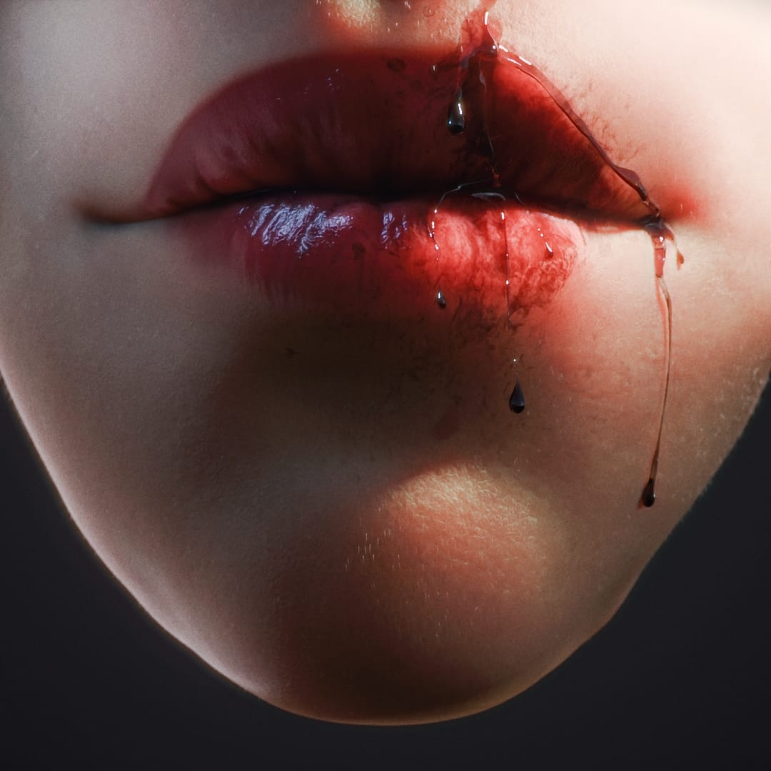 Blood, nothing